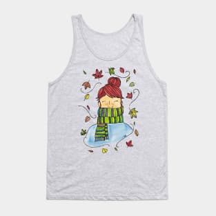 Autumn Girl Tank Top